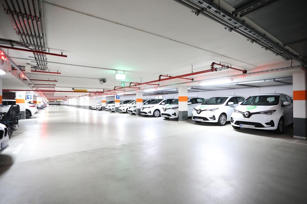 Bilder Parkhaus Rheinauhafen APCOA