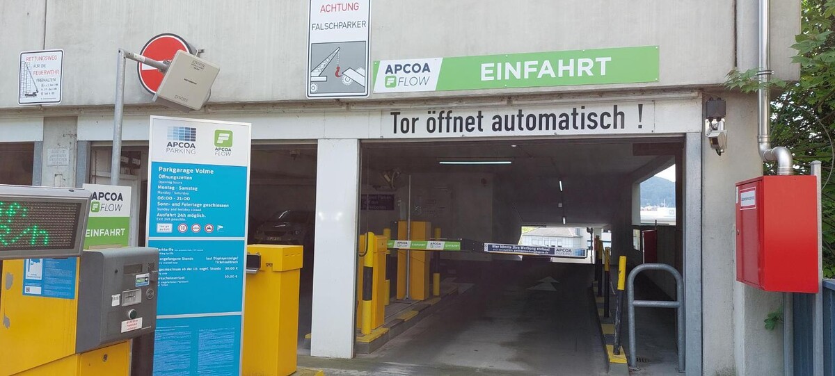 Bilder Parkplatz Volme APCOA