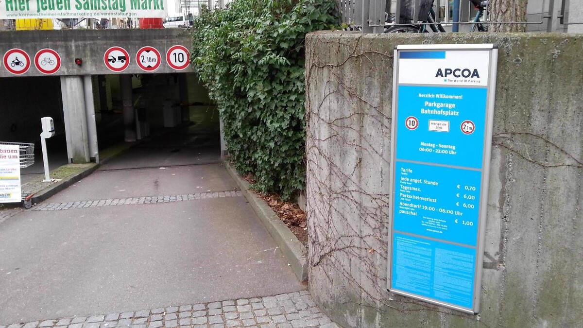 Bilder Parkhaus Bahnhofsplatz APCOA