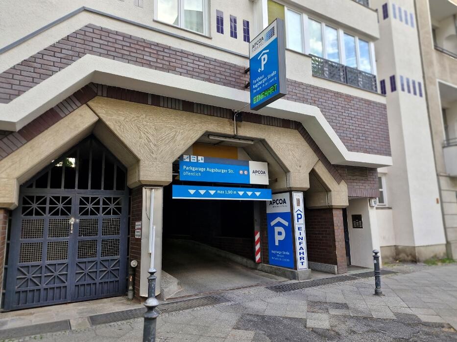 Bilder Parkhaus Augsburger Straße APCOA