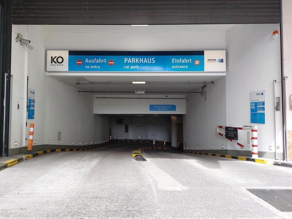 Bilder Parkhaus KÖ Galerie Düsseldorf APCOA