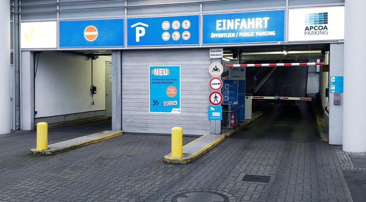 Bilder Parkhaus Victoria Center APCOA