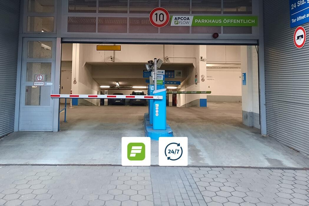 Bilder Parkgarage Nomis Quartier APCOA