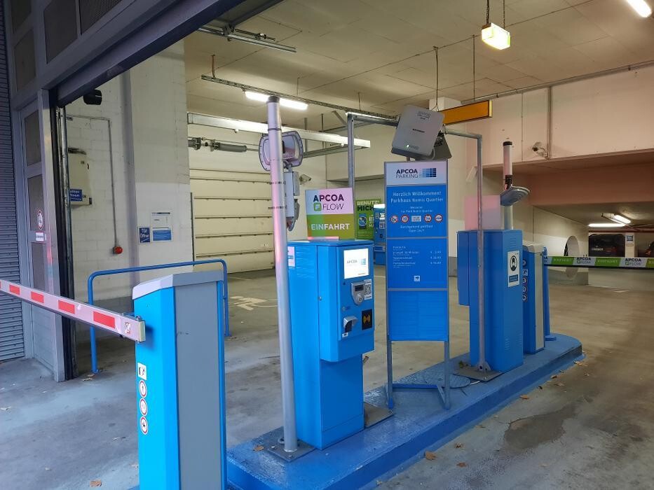 Bilder Parkgarage Nomis Quartier APCOA