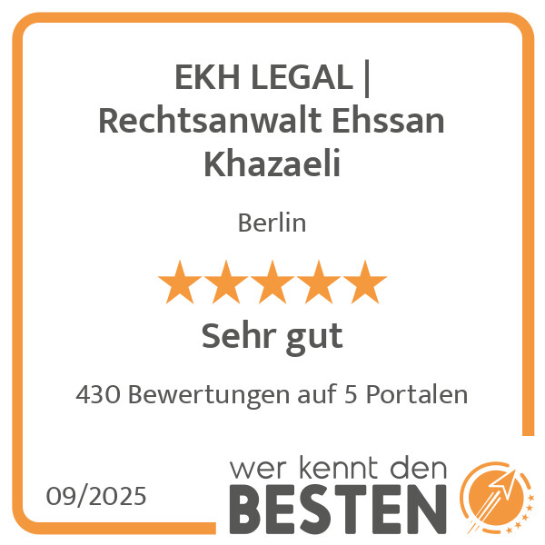 Bilder EKH LEGAL | Rechtsanwalt Ehssan Khazaeli