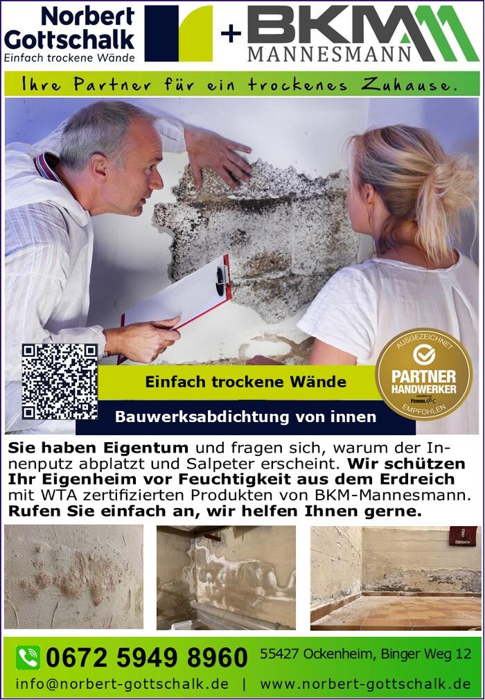 Bilder Norbert Gottschalk | Einfach trockene Wände - Bauwerksabdichtung