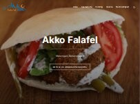 Website Screenshot Akko Falafel