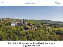 Website Screenshot Rosa Flesch Hotel und Tagungszentrum