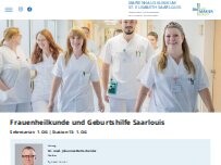 Website Screenshot Frauenheilkunde und Geburtshilfe