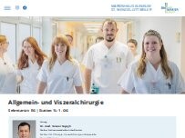 Website Screenshot Allgemein- und Viszeralchirurgie