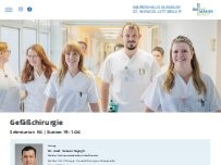 Website Screenshot Gefäßchirurgie