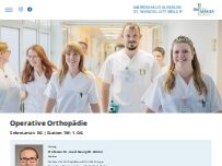 Website Screenshot Orthopädie