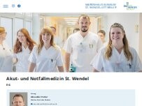 Website Screenshot Akut- und Notfallmedizin