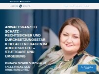 Website Screenshot Kanzlei Schatz