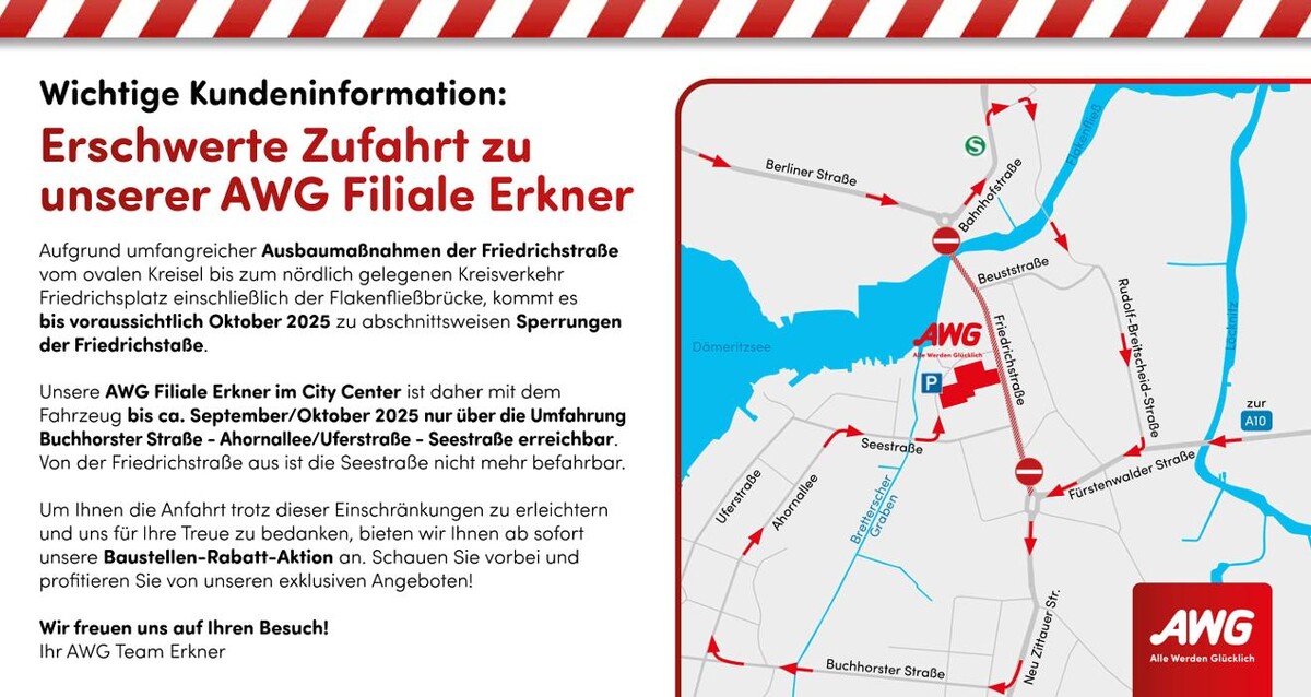 Bilder AWG Mode Center Erkner