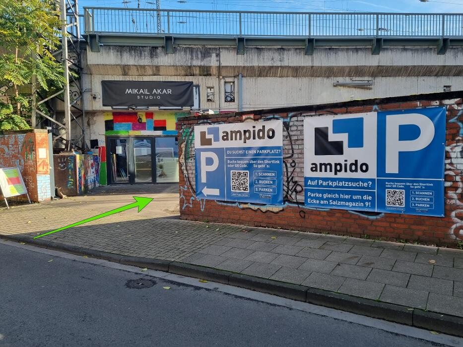 Bilder ampido Parkplatz