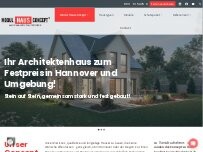 Website Screenshot Modul Hausconcept GmbH  Hausbau Hannover & Region