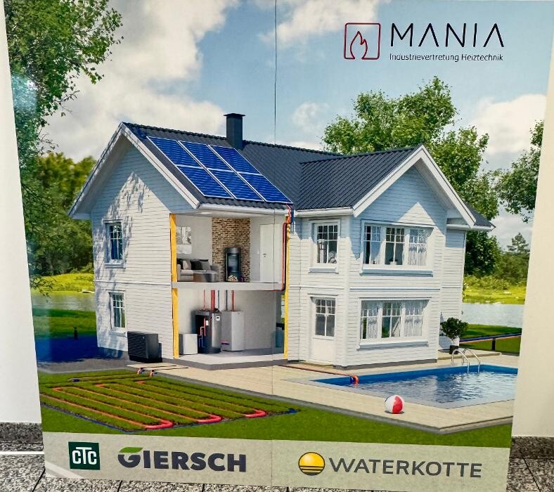 Bilder MANIA Industrievertretung Heiztechnik der Marken CTC - Giersch - Waterkotte