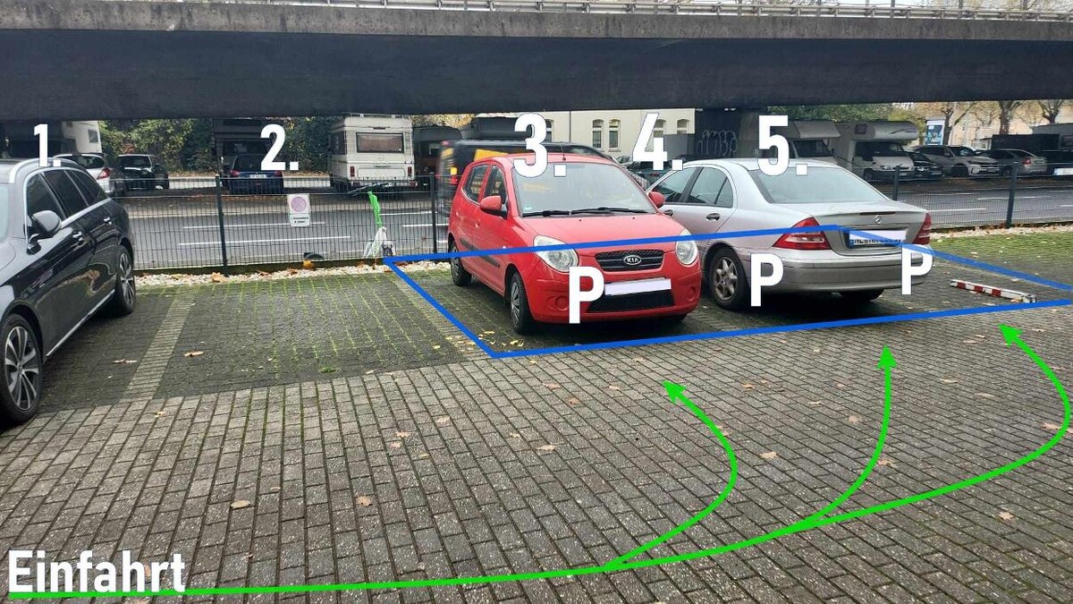 Bilder ampido Parkplatz