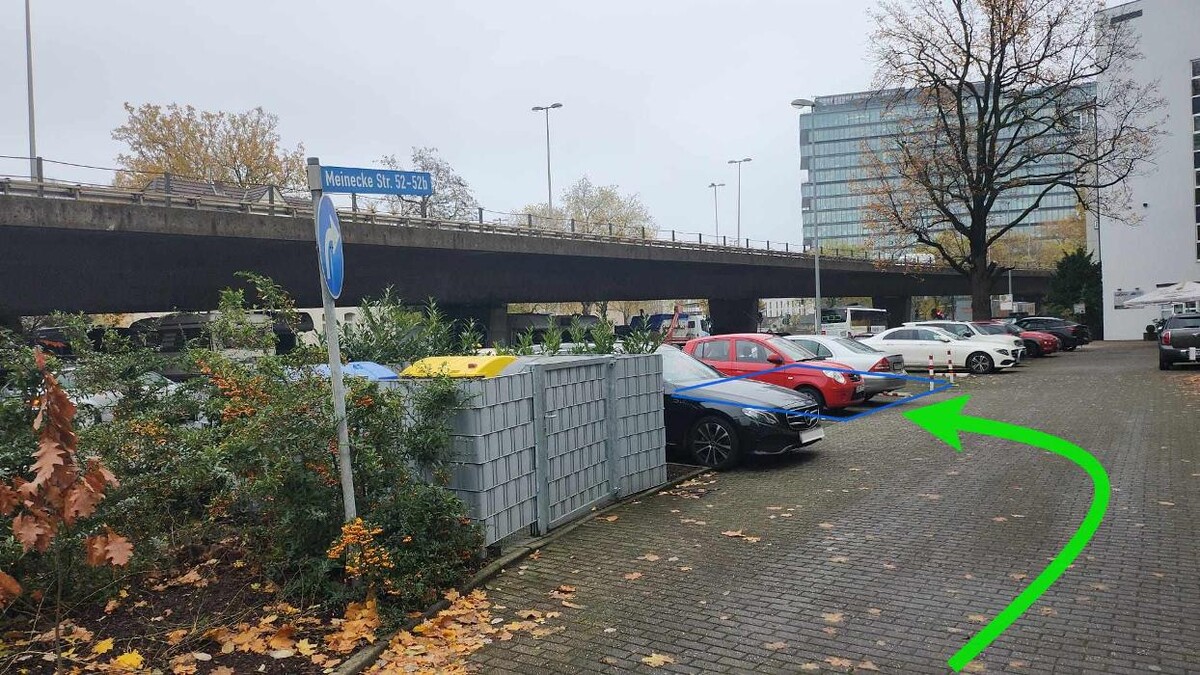 Bilder ampido Parkplatz
