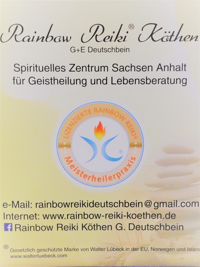 Bilder Rainbow Reiki Günther Deutschbein Köthen