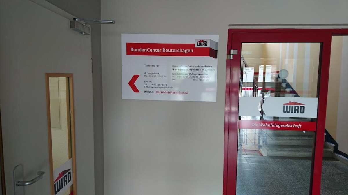 Bilder WIRO KundenCenter Reutershagen