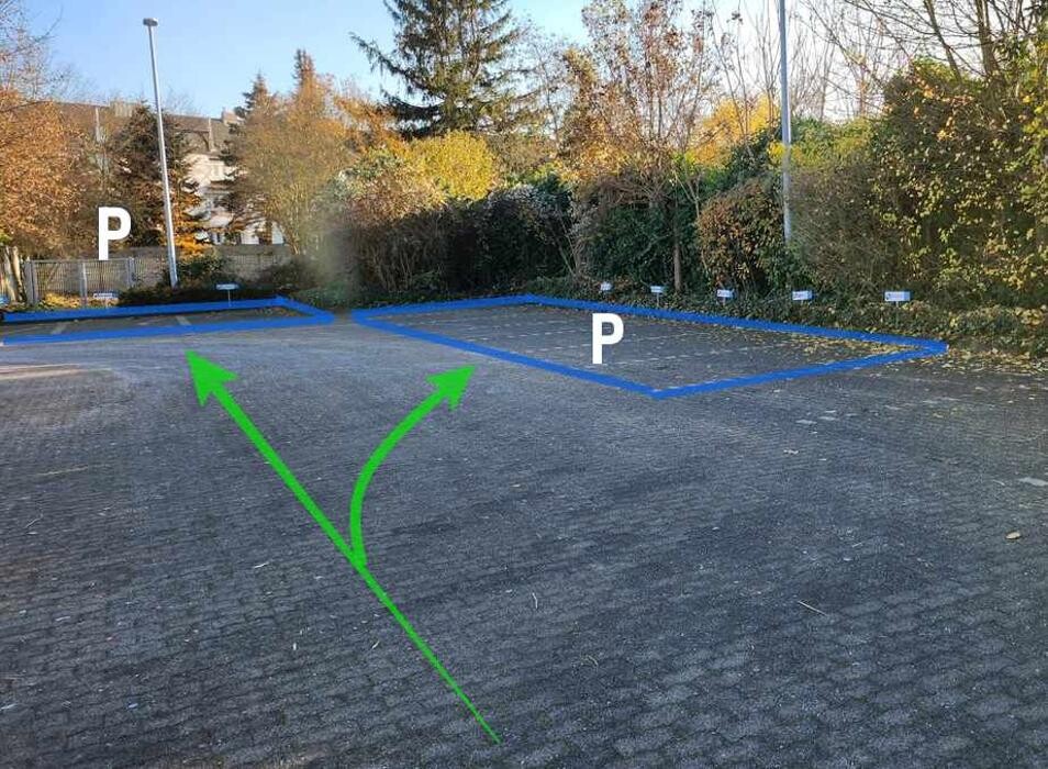 Bilder ampido Parkplatz