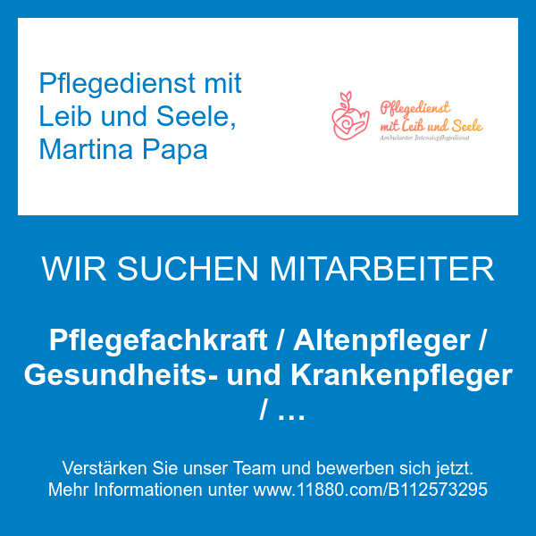 Bilder Pflegedienst mit Leib und Seele, Martina Papa