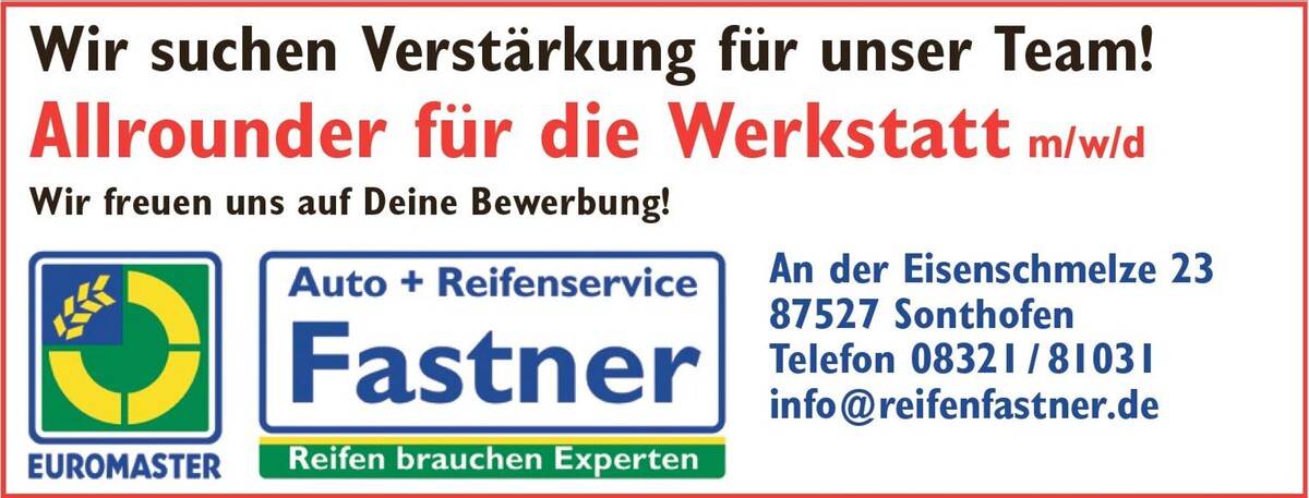 Bilder Reifen M. Fastner GmbH - Partnerbetrieb von EUROMASTER