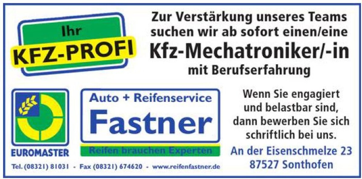 Bilder Reifen M. Fastner GmbH - Partnerbetrieb von EUROMASTER