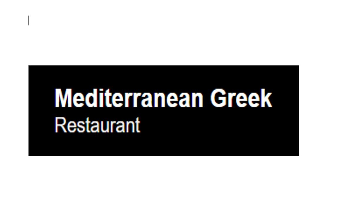 Mediterranean Golf Restaurant Logo
