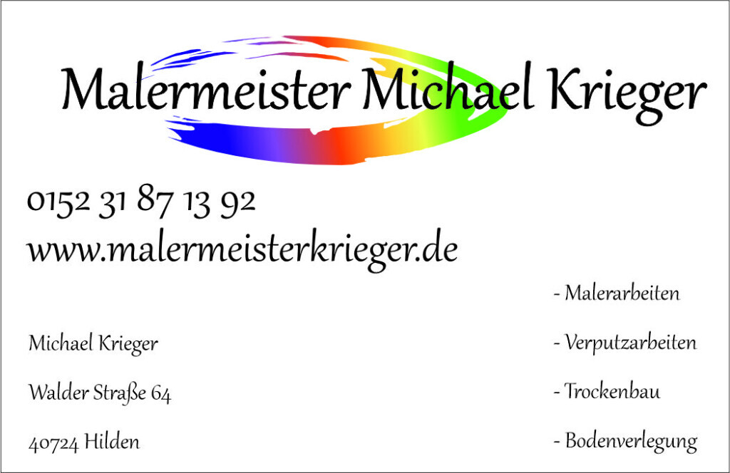 Bilder Malermeister Michael Krieger