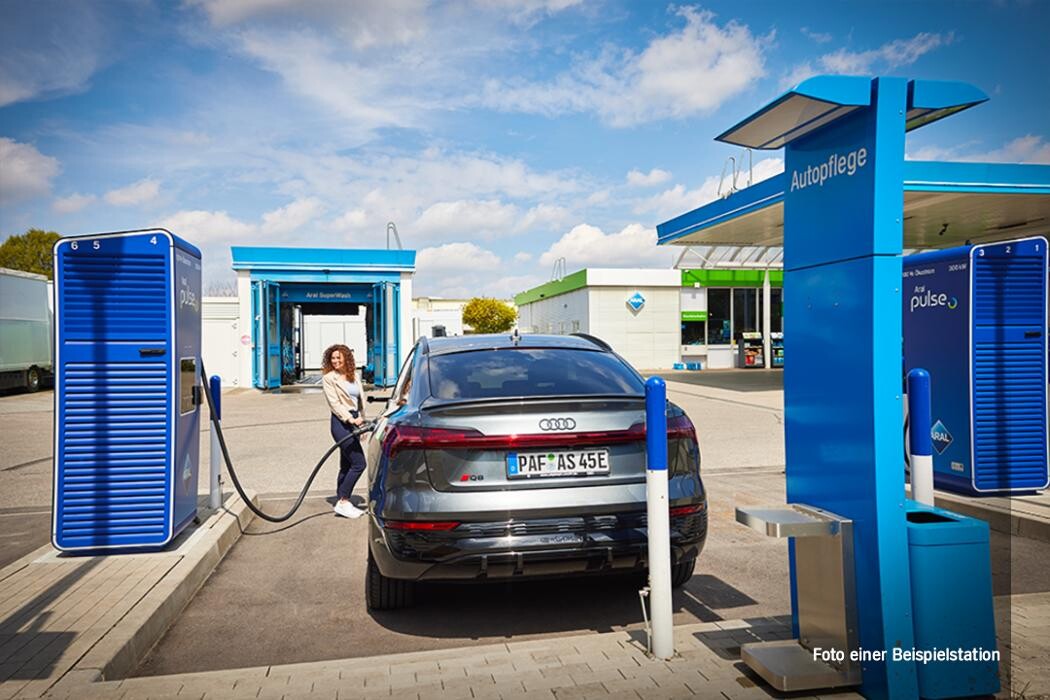 Bilder Aral pulse Ladestation