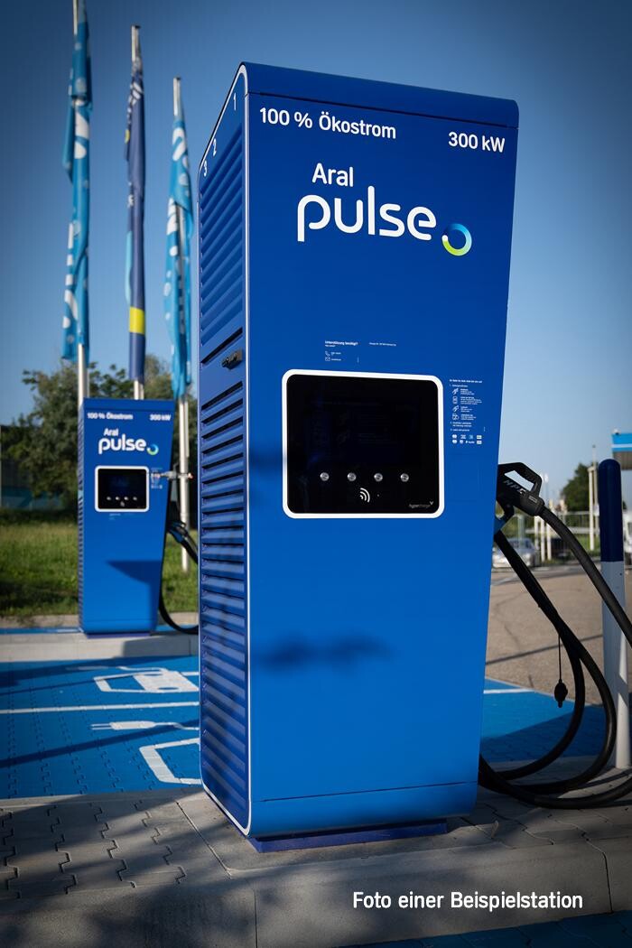 Bilder Aral pulse Ladestation