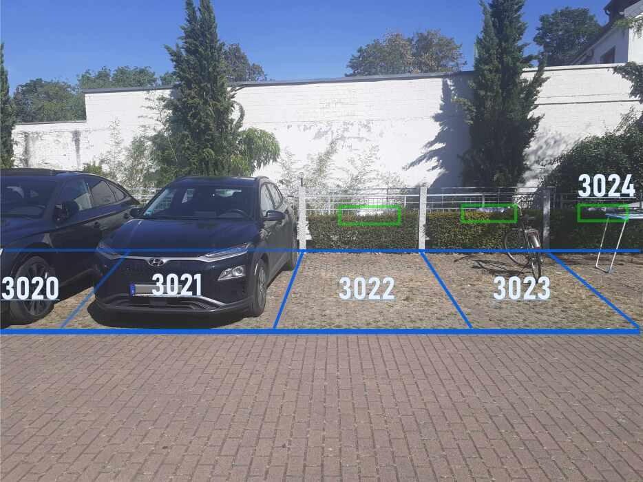 Bilder ampido Parkplatz