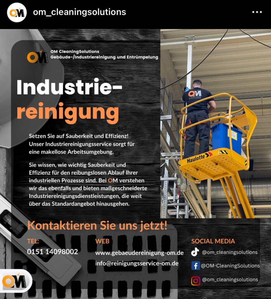 Bilder O M Cleaning Solutions - Gebäudereinigung
