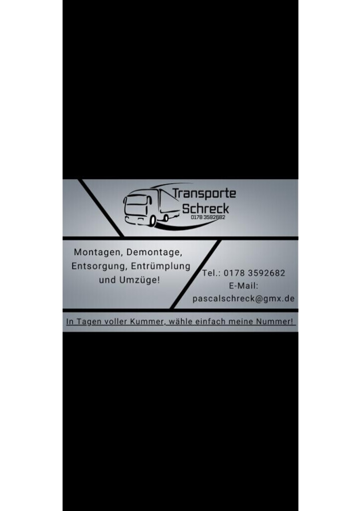 Bilder Transporte Schreck
