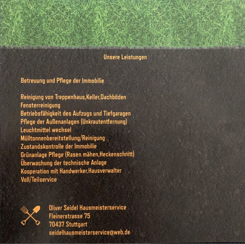 Bilder Seidel Hausmeisterservice