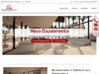 Website Screenshot Mese Bauelemente