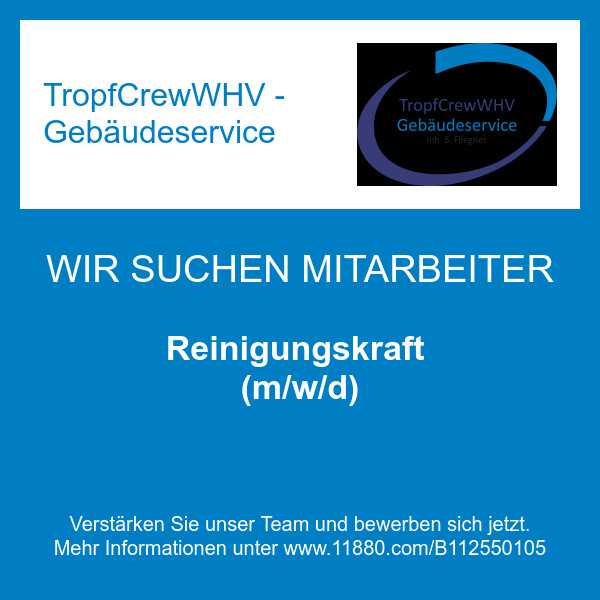 Bilder TropfCrewWHV - Gebäudeservice
