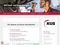 Website Screenshot Prüf- & Gutachtenbüro Dipl.Ing. Thomas Köstler