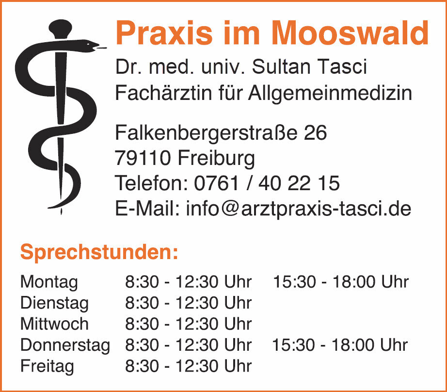 Bilder Praxis im Mooswald Dr. med. univ. Sultan Tasci