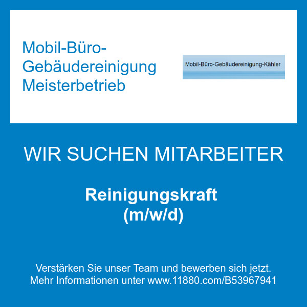 Bilder Mobil-Büro-Gebäudereinigung Meisterbetrieb