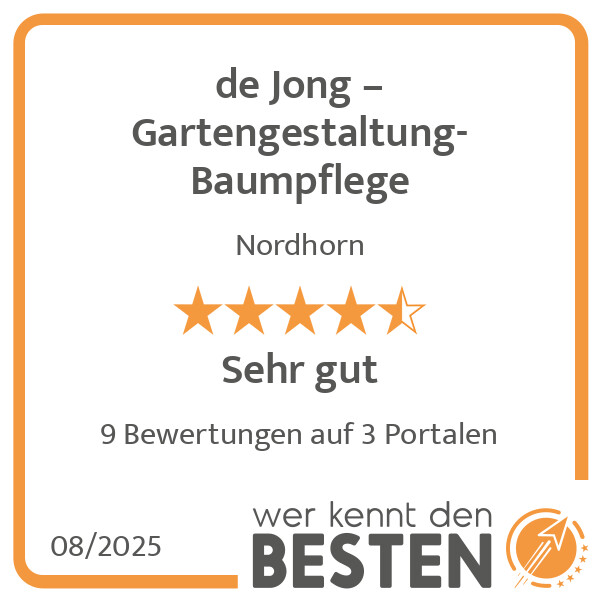Bilder de Jong – Gartengestaltung-Baumpflege