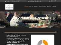 Website Screenshot Sandro Müller Individualbau Dresden
