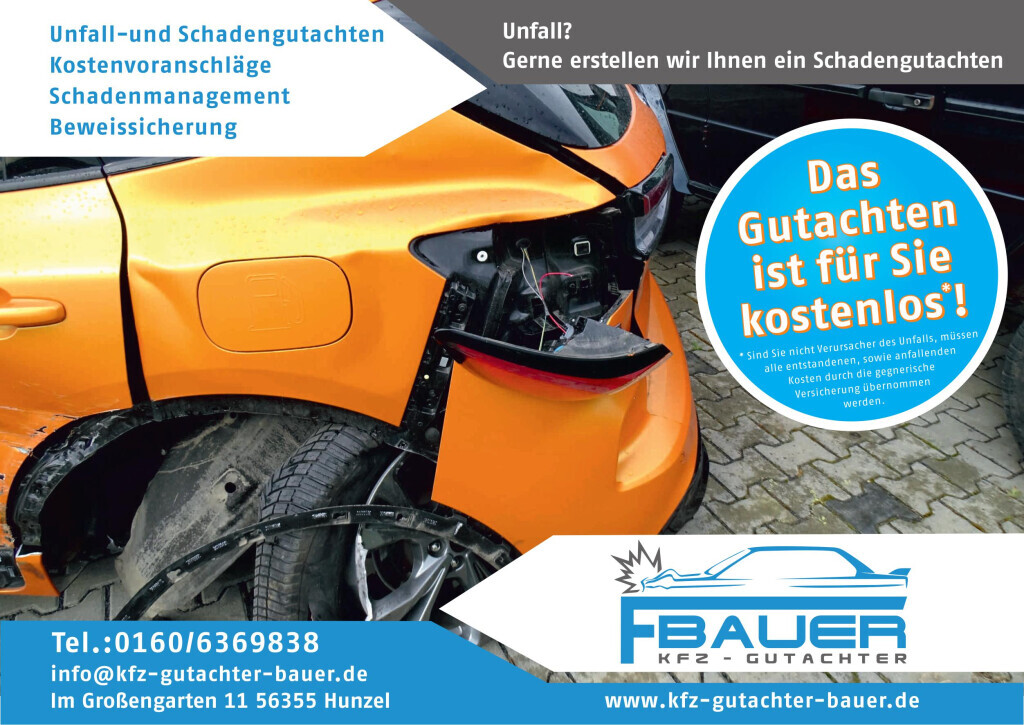 Bilder KFZ-Gutachter F. Bauer