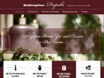 Website Screenshot Bestattungshaus Dupski