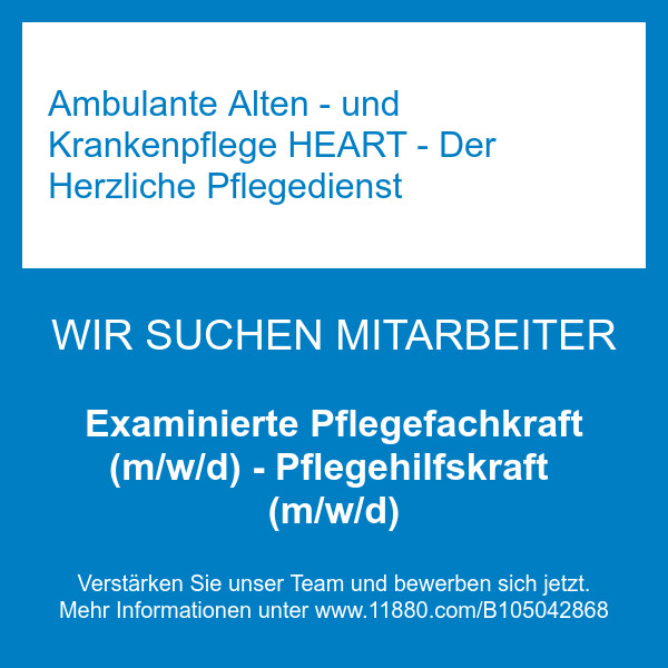 Bilder Ambulante Alten - und Krankenpflege HEART - Der Herzliche Pflegedienst