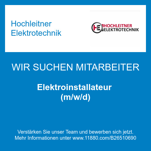 Bilder Hochleitner Elektrotechnik