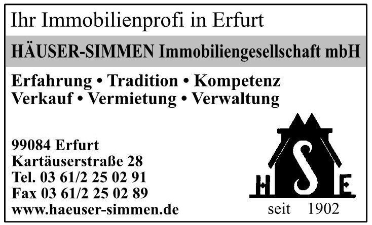 Bilder HÄUSER-SIMMEN Immobiliengesellschaft mbH